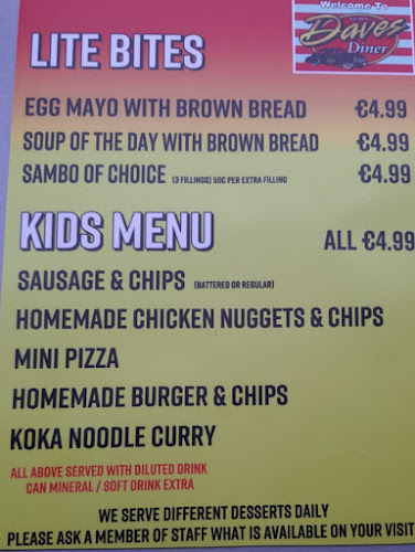 Dave's Diner Ireland - Drogheda