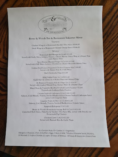 Opinii despre Byrne & Woods Bar & Restaurant în Bray - Hospitality and gastronomy