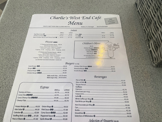 Charlie's West End Cafe - Co. Donegal