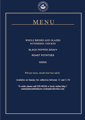 Opinii despre dede at the Customs House Baltimore în Skibbereen - Hospitality and gastronomy