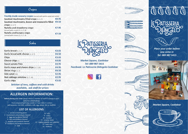 Opinii despre Le Patisseria Di Angelo în Castlebar - Hospitality and gastronomy