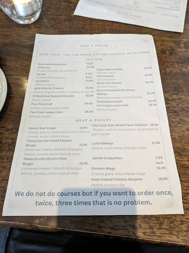 Comentarii opinii despre Wild and Native Seafood Restaurant