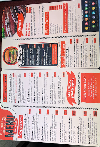 Opinii despre The West Bar & Restaurant în Westport - Hospitality and gastronomy