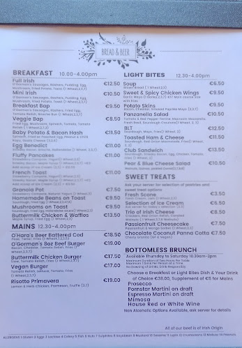 Opinii despre Bread and Beer în Athy - Hospitality and gastronomy