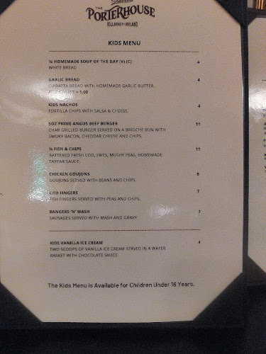 Porterhouse Restaurant - Hospitality and gastronomy