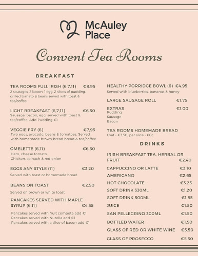 Opinii despre Convent Tea Rooms în Naas - Hospitality and gastronomy