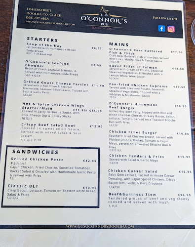 Opinii despre Gus O'Connor's Pub în Doolin - Hospitality and gastronomy